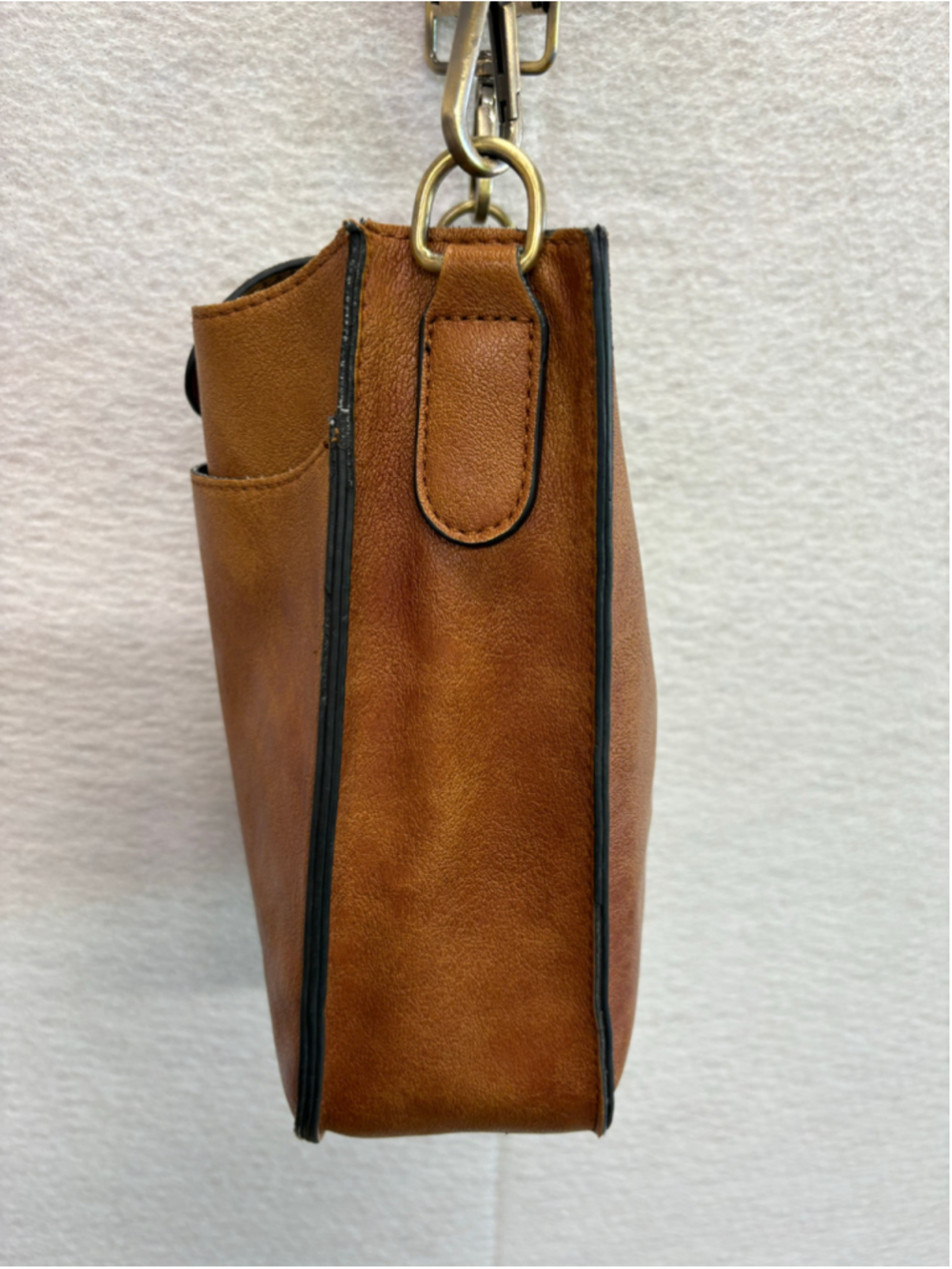 The Sak Brown Crossbody Bag Woven Strap Tassel Boho Small Purse - Picture 7 of 14